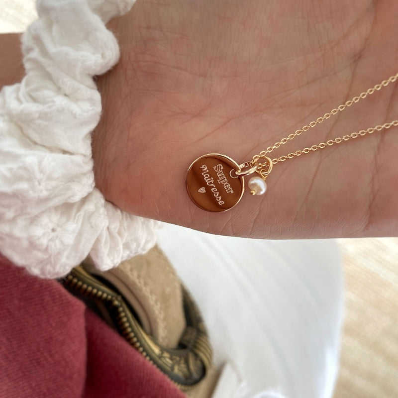 Collar «Super Maîtresse» chapado enInstants Plaisirs  Joyas