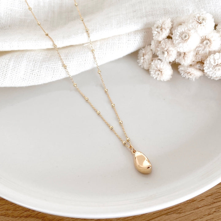 Collar «Glenn» chapado en oro-Collares-instants-plaisirs-Cadena de bolas deInstants Plaisirs  Joyas