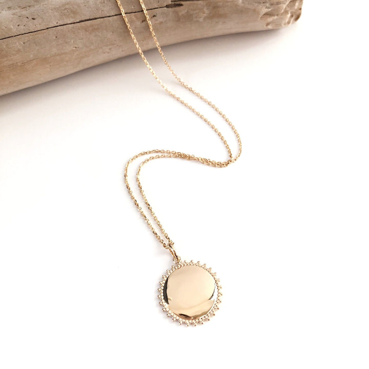 Collar «Sona» chapado en oro instantes-placeres 