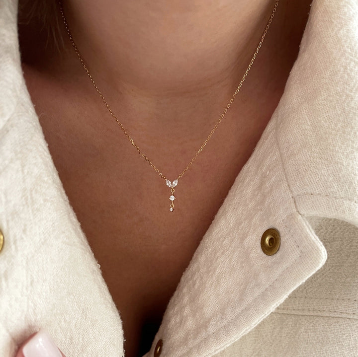 Collar «Lula» chapado enInstants Plaisirs  Joyas