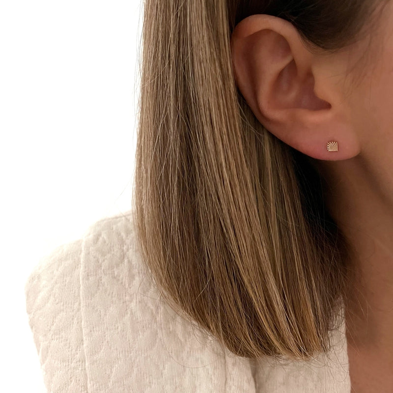 Boucles d'oreilles "Fanja" plaqué or-Boucles d'oreilles-instants-plaisirs-Instants Plaisirs • Bijoux