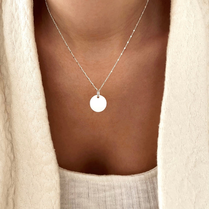 Collar «Jade» plata-Collares-instants-plaisirs-Cadena 40 cm - SinInstants Plaisirs Joyas