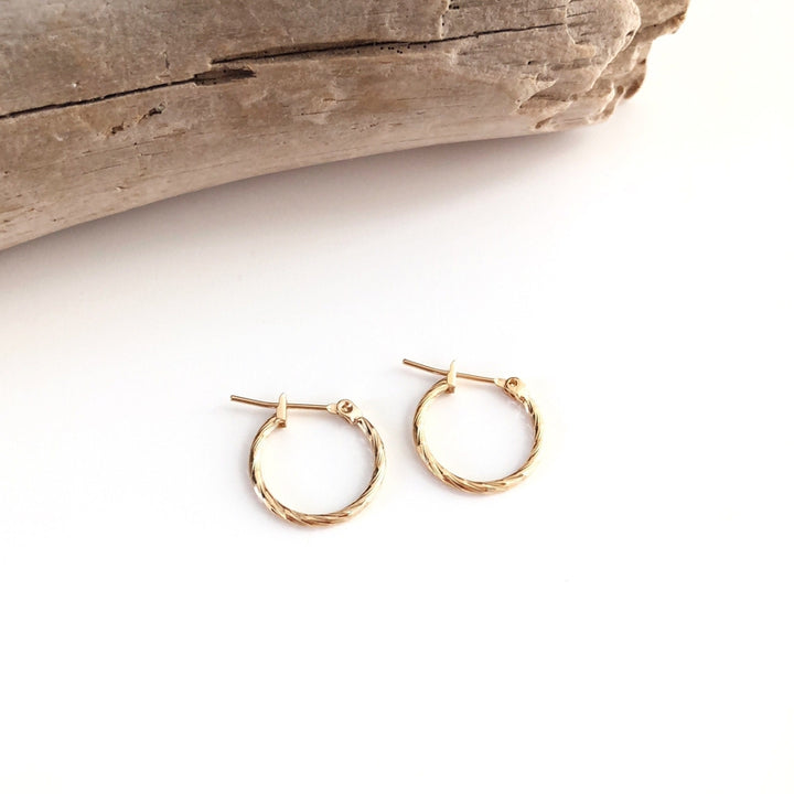 Aros «Jain» chapados en oro instants-plaisirs 