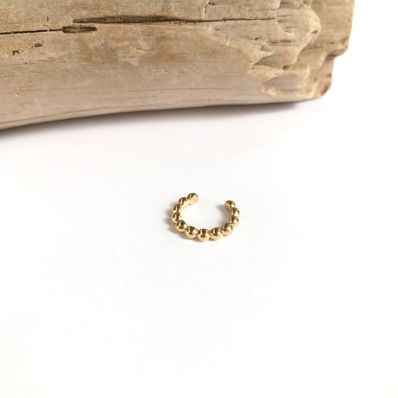 Pendiente «Melo» chapado en oro -Instants Plaisirs Joyas -Instants Plaisirs Joyas