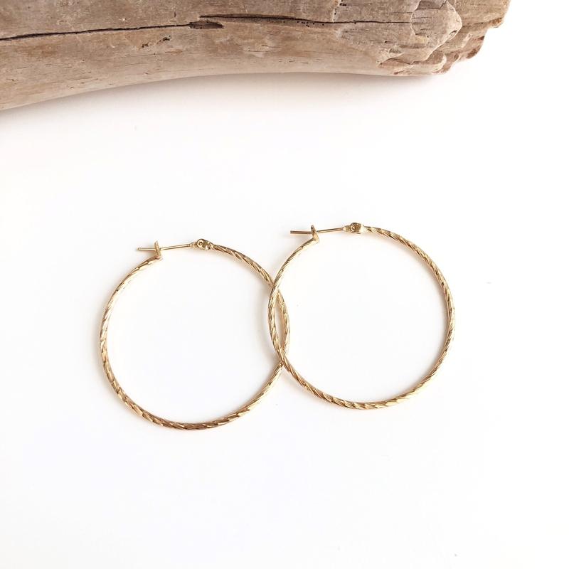 Aros «Jainiss» chapados en oro instants-plaisirs 