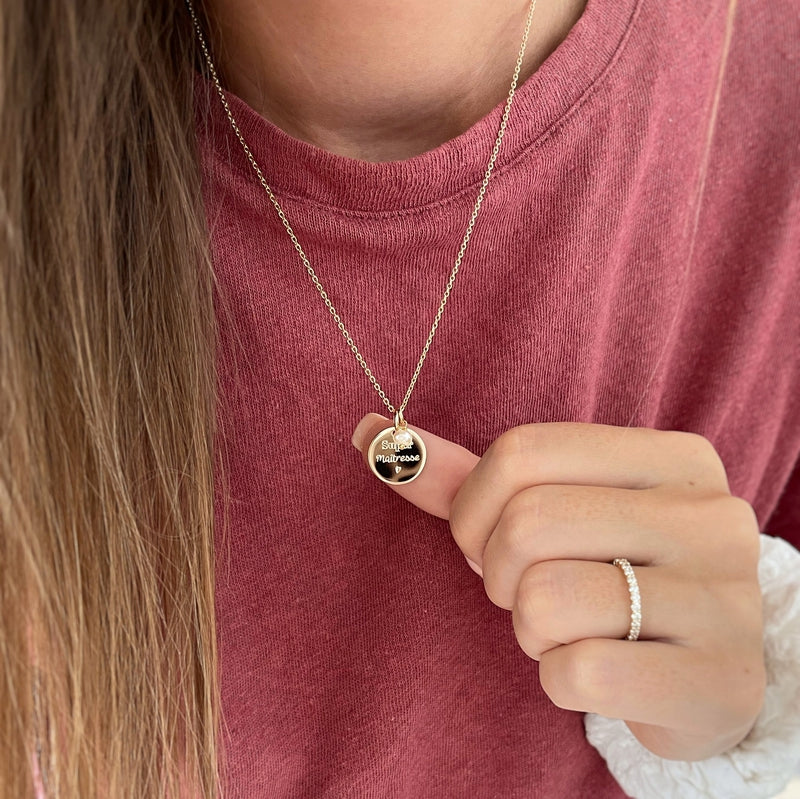 Collar «Super Maîtresse» chapado enInstants Plaisirs  Joyas