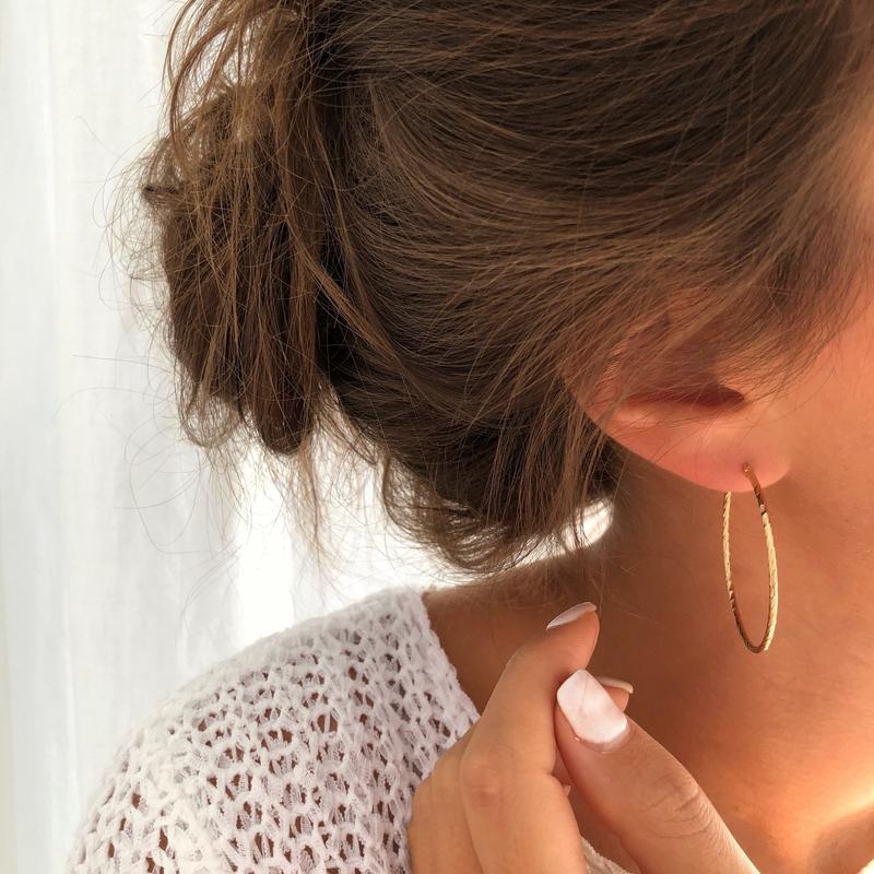 Aros «Jainiss» chapados en oro instants-plaisirs 