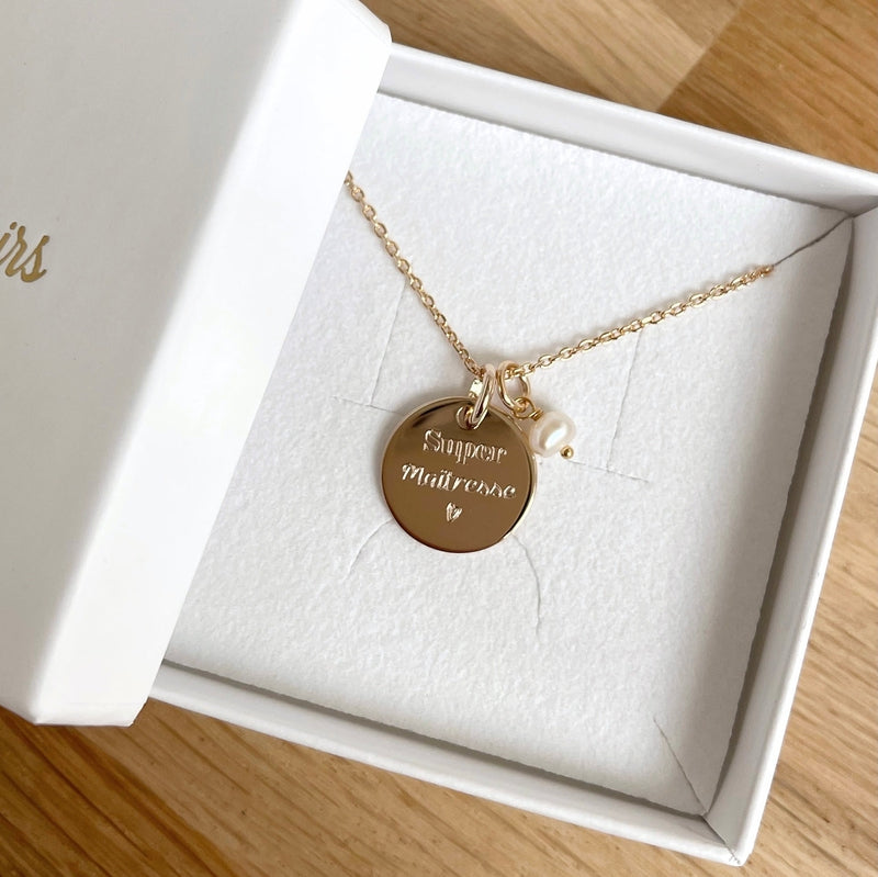 Collar «Super Maîtresse» chapado enInstants Plaisirs  Joyas