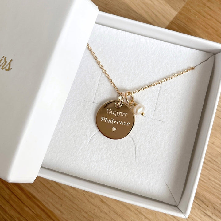 Collar «Super Maîtresse» chapado enInstants Plaisirs  Joyas