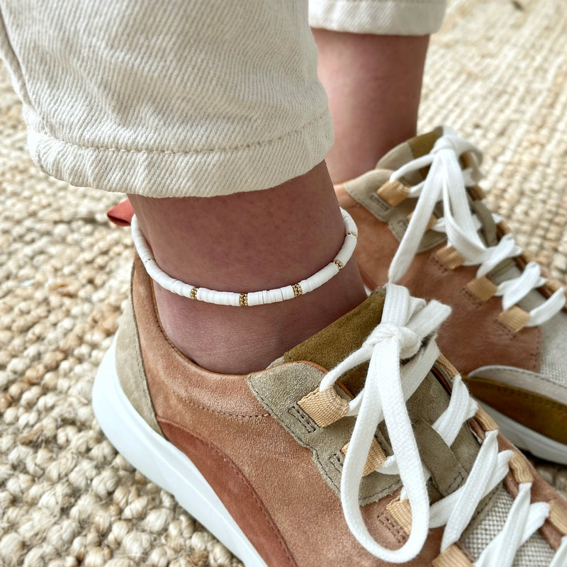 Cadena de tobillo «Heida» chapada enInstants Plaisirs Joyería