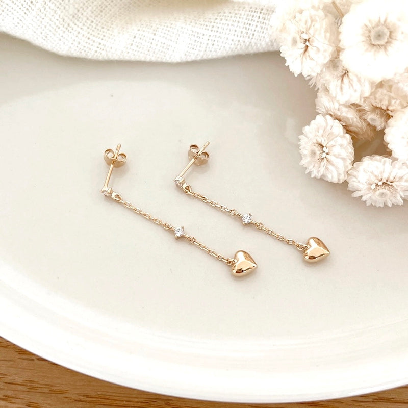 Pendientes «Gatien» chapados en oro-PendientesInstants Plaisirs  Joyería