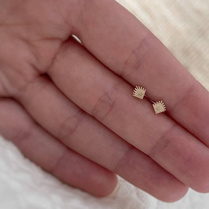 Boucles d'oreilles "Fanja" plaqué or-Boucles d'oreilles-instants-plaisirs-Instants Plaisirs • Bijoux