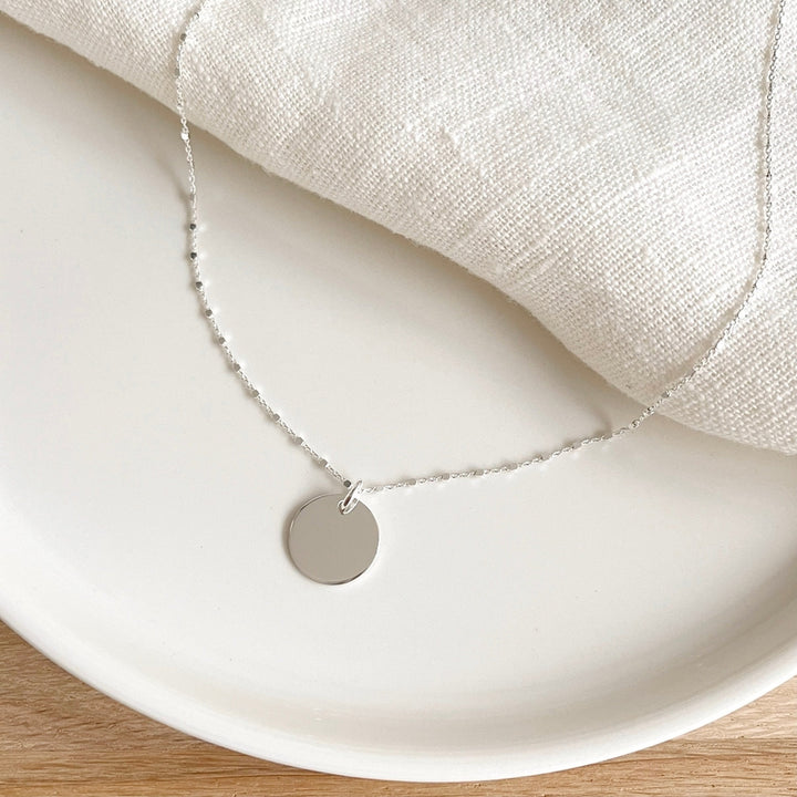 Collar «Jade» plata-Collares-instants-plaisirs-Cadena 40 cm - SinInstants Plaisirs Joyas