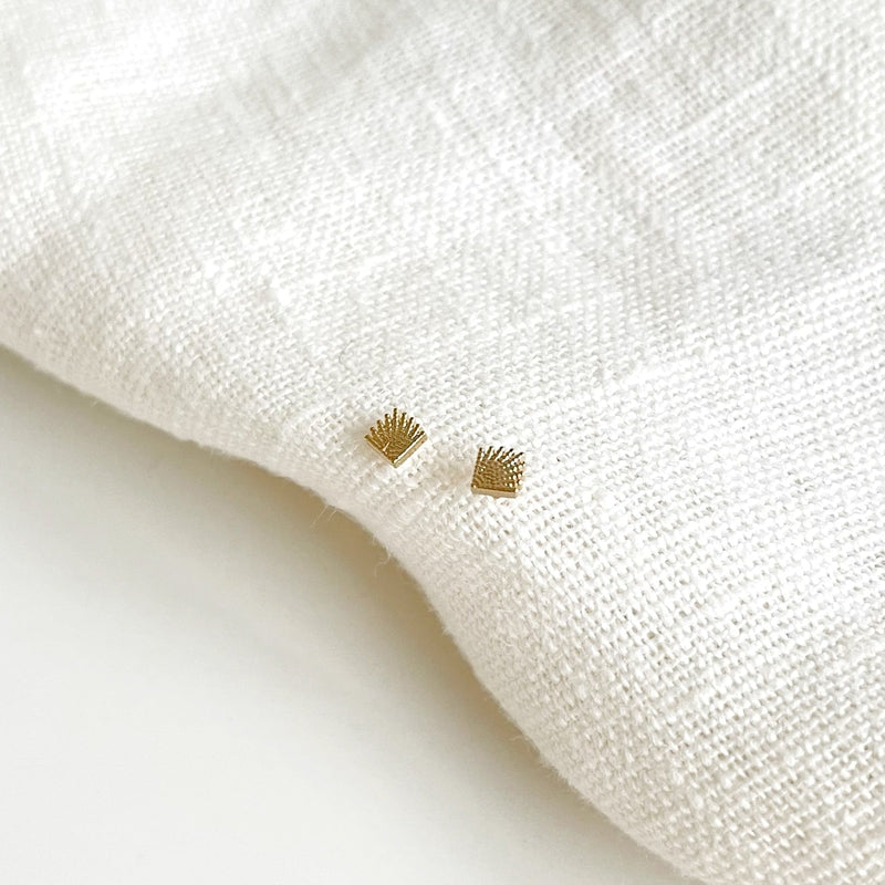 Boucles d'oreilles "Fanja" plaqué or-Boucles d'oreilles-instants-plaisirs-Instants Plaisirs • Bijoux