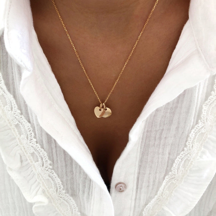 Collar «Lovely» chapado en oro instants-plaisirs 