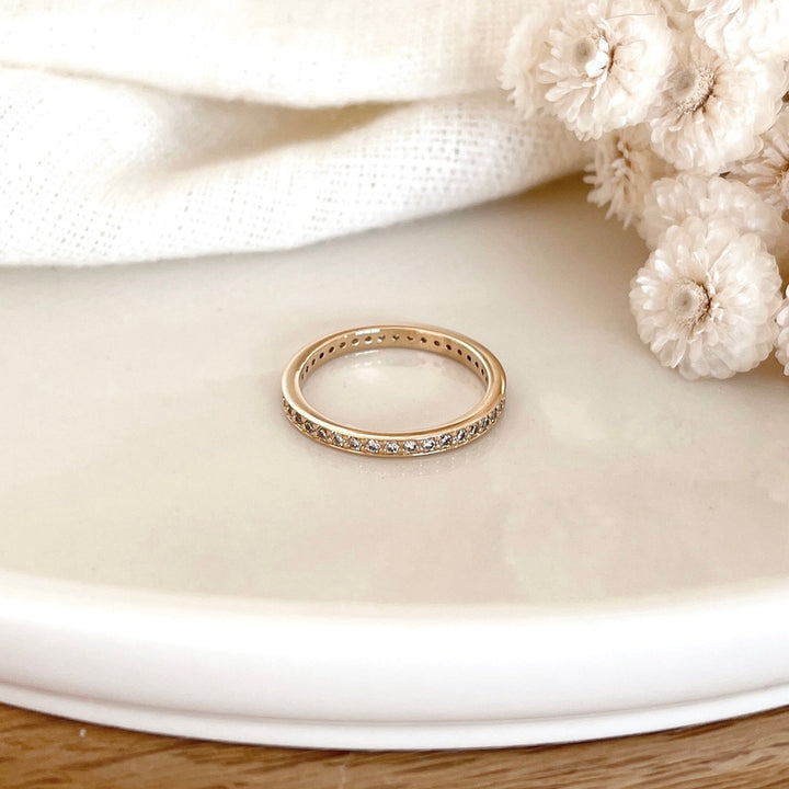 Anillo «Kate» chapado en oro -Instants Plaisirs  Joyas - 50 -Instants Plaisirs  Joyas