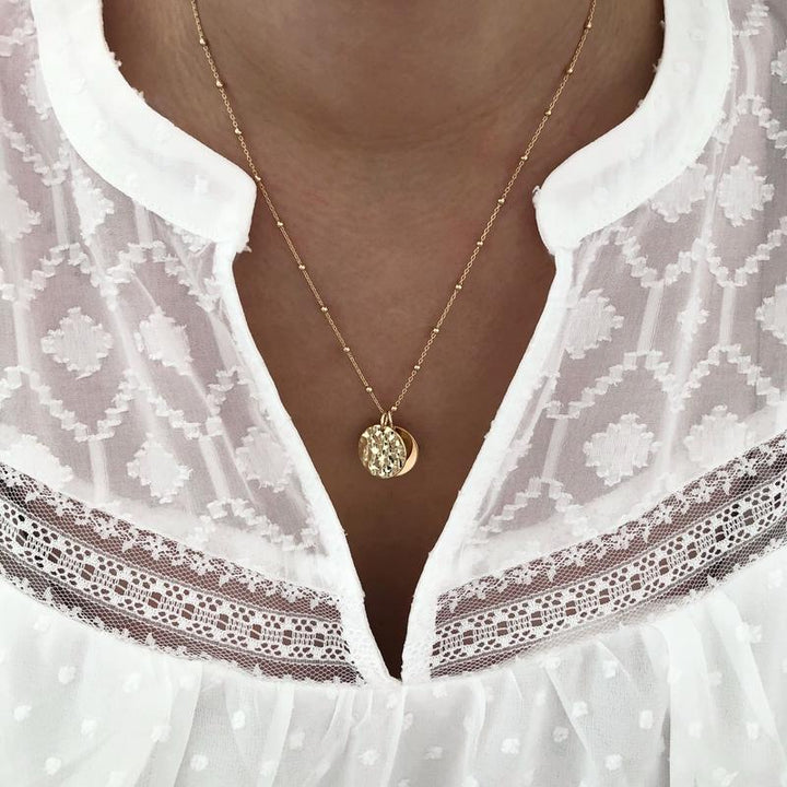 Collar «Lisy» chapado en oro instants-plaisirs 