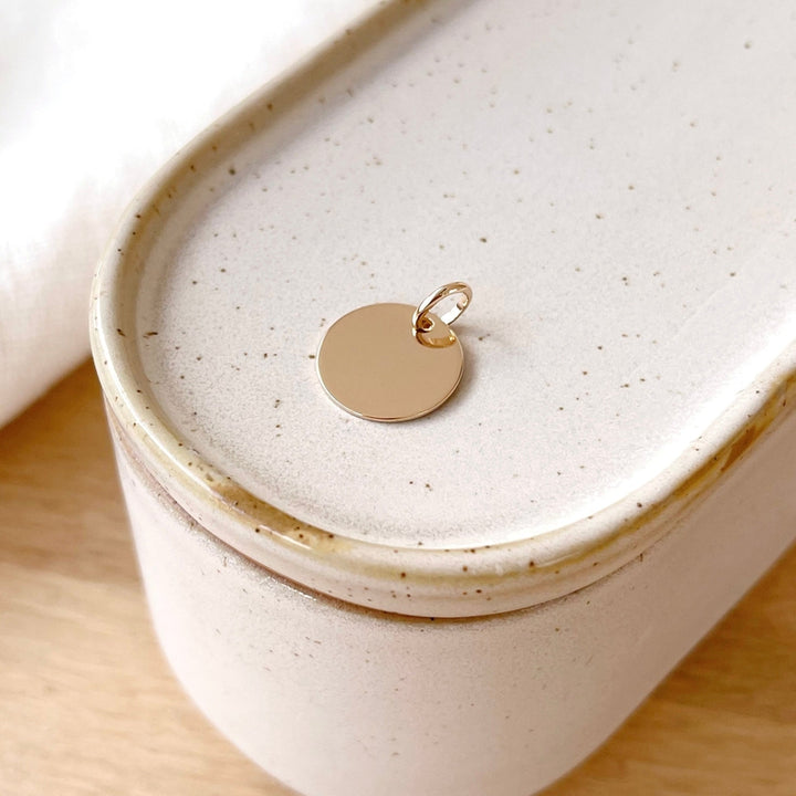 Colgante «Medalla 1,5 cm» chapado en oro - Dije y colgantes - Instantes de placer - Sin grabado -Instants Plaisirs  Joyería