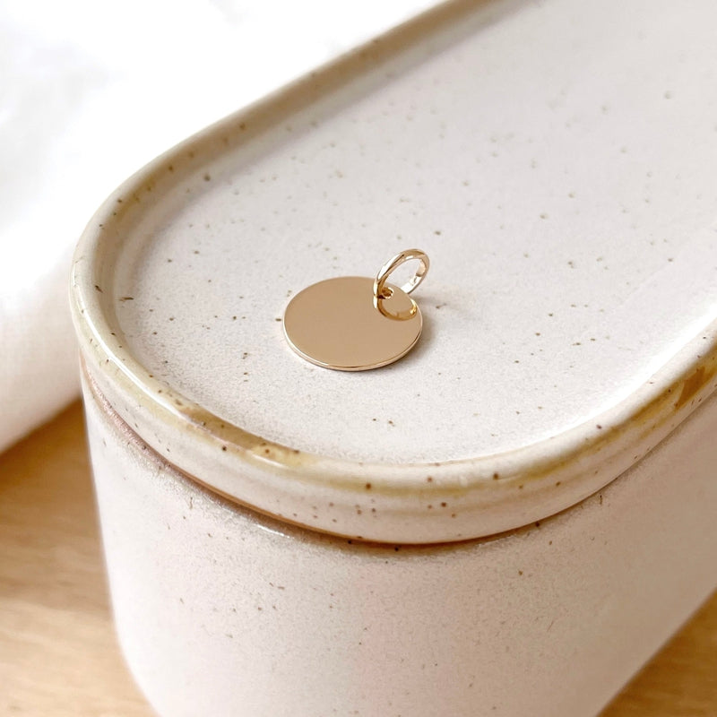 Colgante «Medalla 1,5 cm» chapado en oro - Dije y colgantes - Instantes de placer - Sin grabado -Instants Plaisirs  Joyería