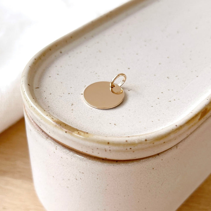 Colgante «Medalla 1,5 cm» chapado en oro - Dije y colgantes - Instantes de placer - Sin grabado -Instants Plaisirs  Joyería