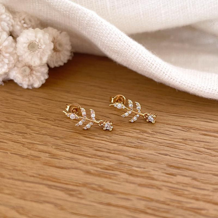 Orecchini "Divine" placcati oro-OrecchiniInstants Plaisirs  Gioielli