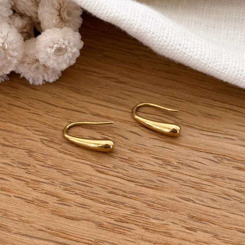 Boucles d'oreilles "Larmy" acier-Boucles d'oreilles-instants-plaisirs-Instants Plaisirs | Bijoux