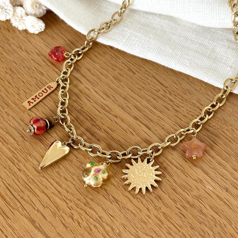 Collana "Agafay" in acciaio