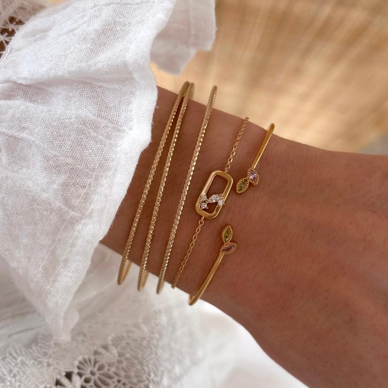 Bracciale "Jasna" placcatoInstants Plaisirs  Gioielli