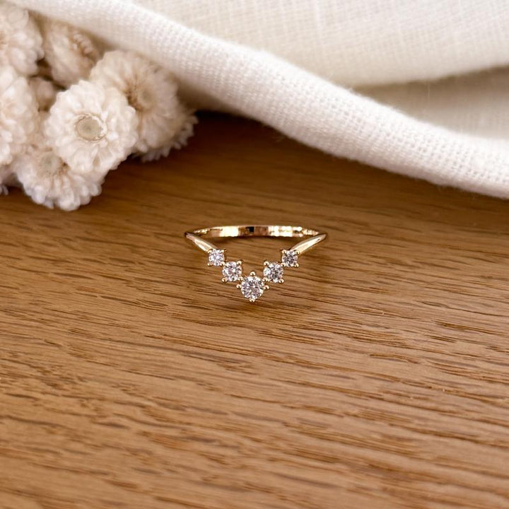 Anello "Victoire" placcatoInstants Plaisirs  Gioielli