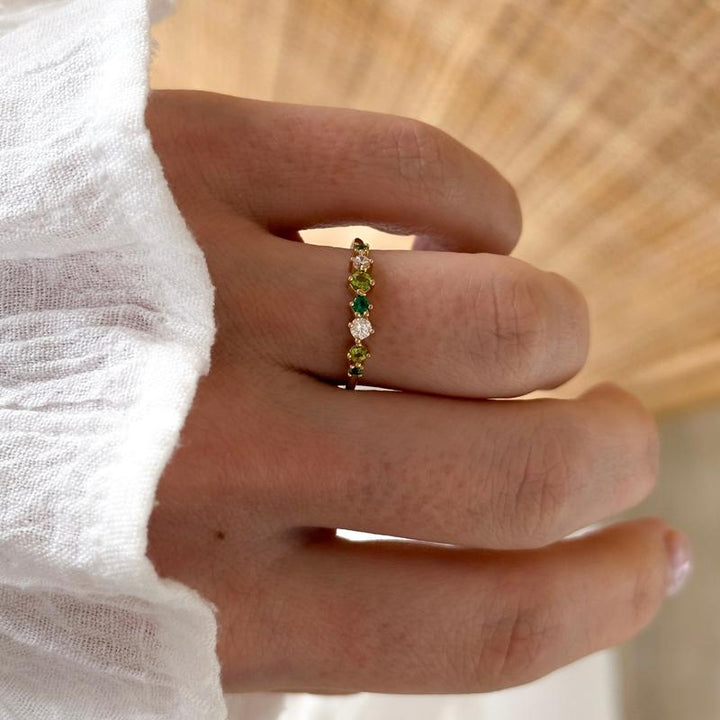 Anello "Verlina" placcatoInstants Plaisirs  Gioielli