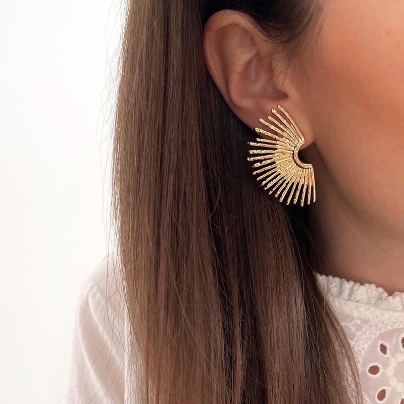 Boucles d'oreilles "Soraya" acier-Boucles d'oreilles-instants-plaisirs-Instants Plaisirs | Bijoux