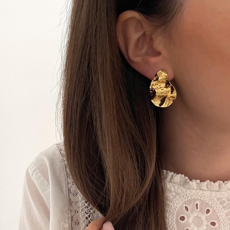 Boucles d'oreilles "Brume" acier-Boucles d'oreilles-instants-plaisirs-Instants Plaisirs | Bijoux