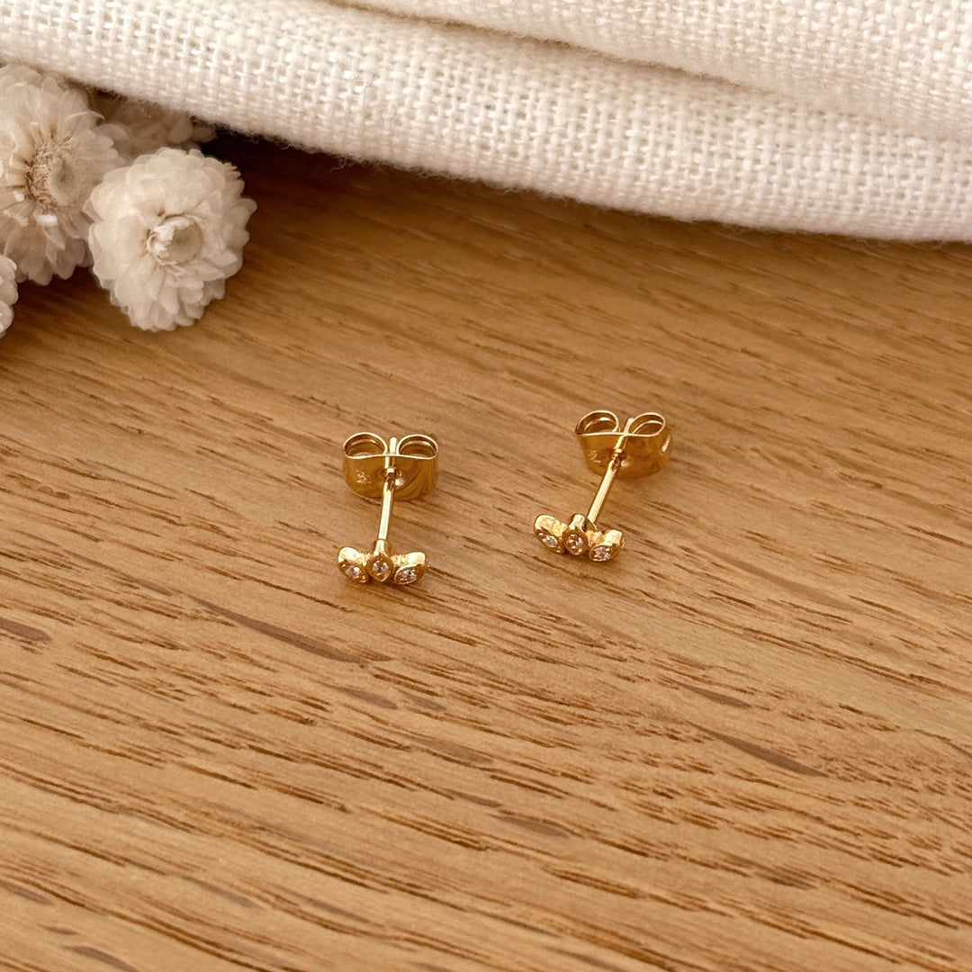 Boucles d'oreilles "Lilou" plaqué or