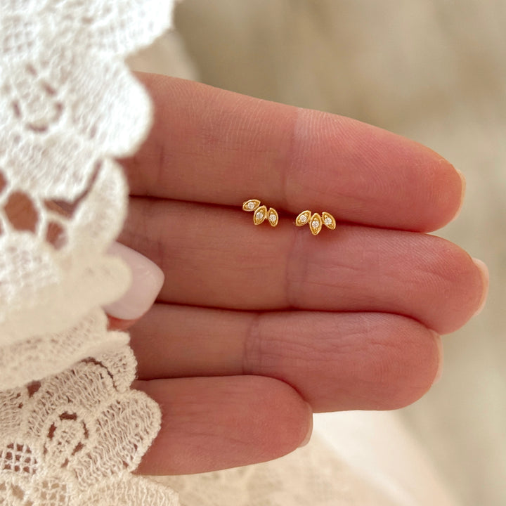 Boucles d'oreilles "Lilou" plaqué or