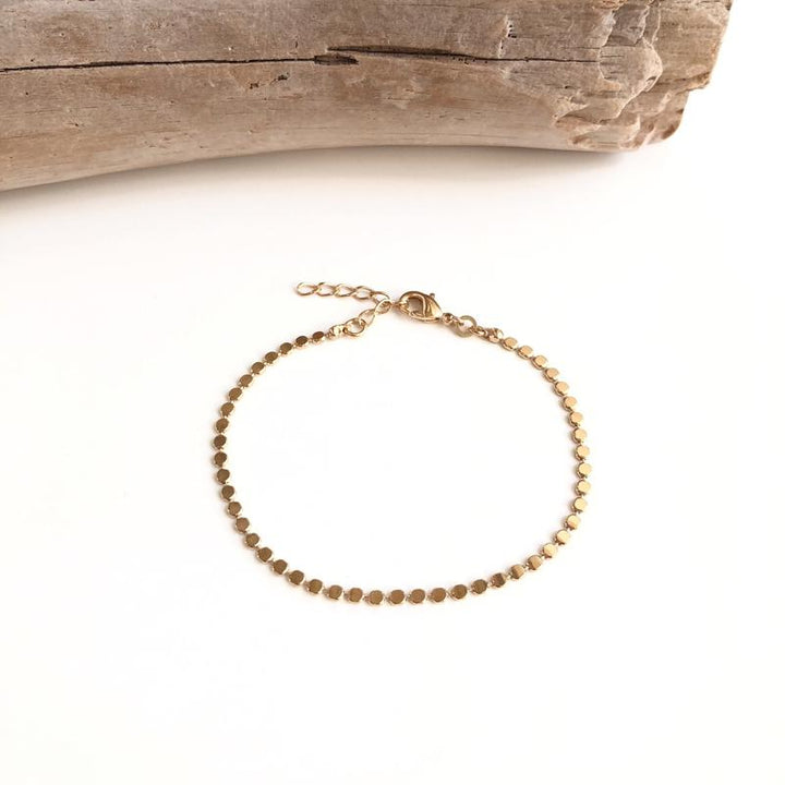 Bracelet "Iris" plaqué or instants-plaisirs 