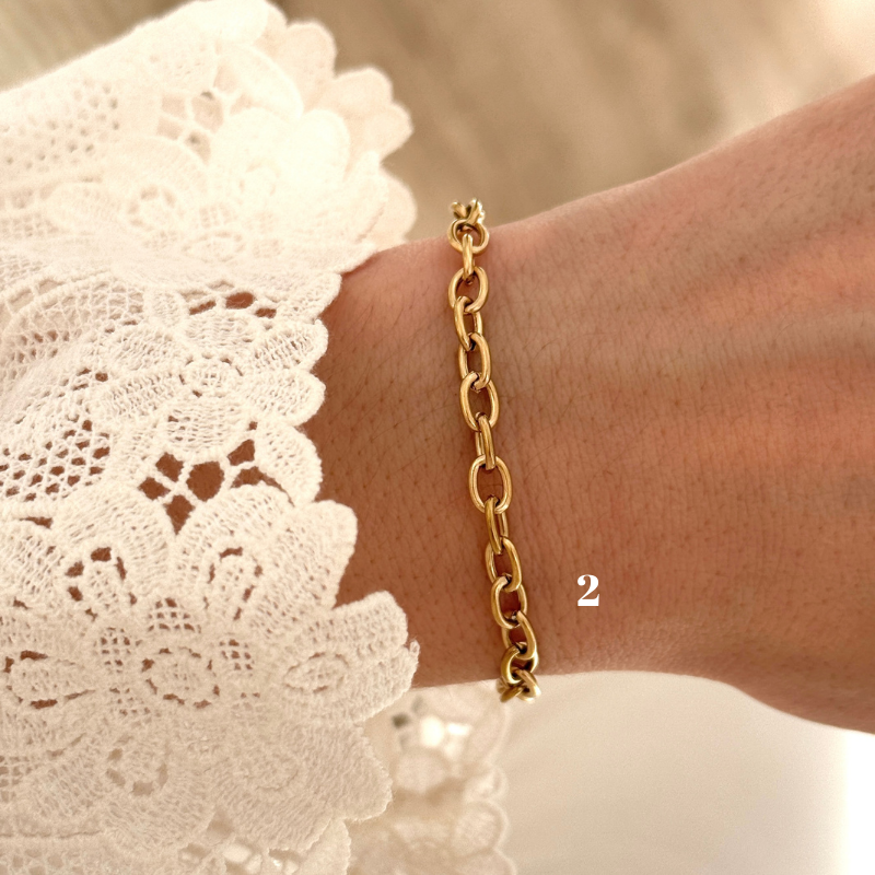 Bracelet charms personnalisable acier