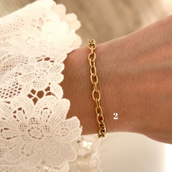 Bracelet charms personnalisable acier