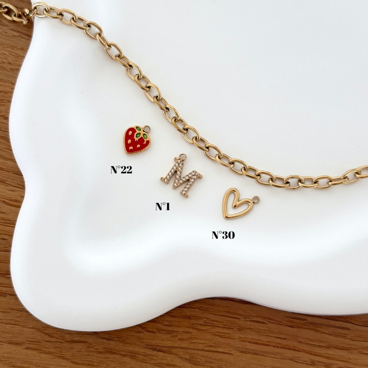 Bracelet charms personnalisable acier