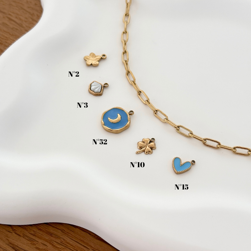 Bracelet charms personnalisable acier