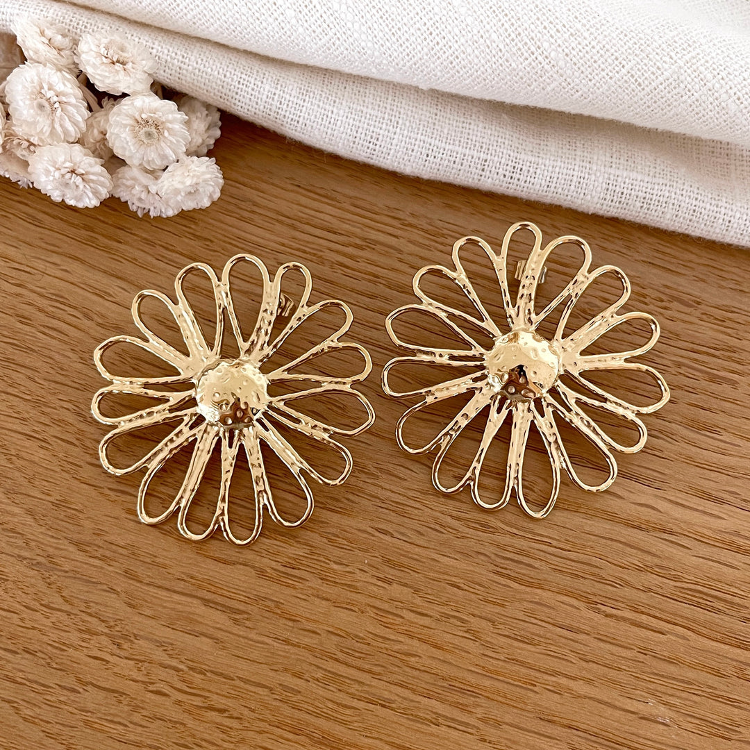 Boucles d'oreilles "Miranda" acier