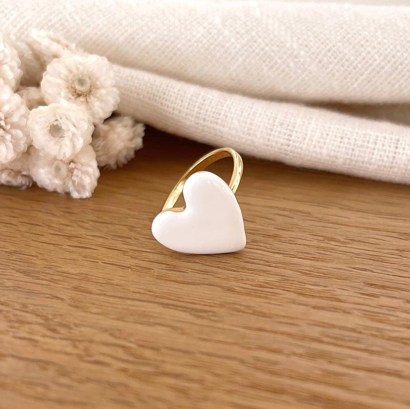 Bague réglable argentée mini coquillage Bague réglable argentée mini coquillage