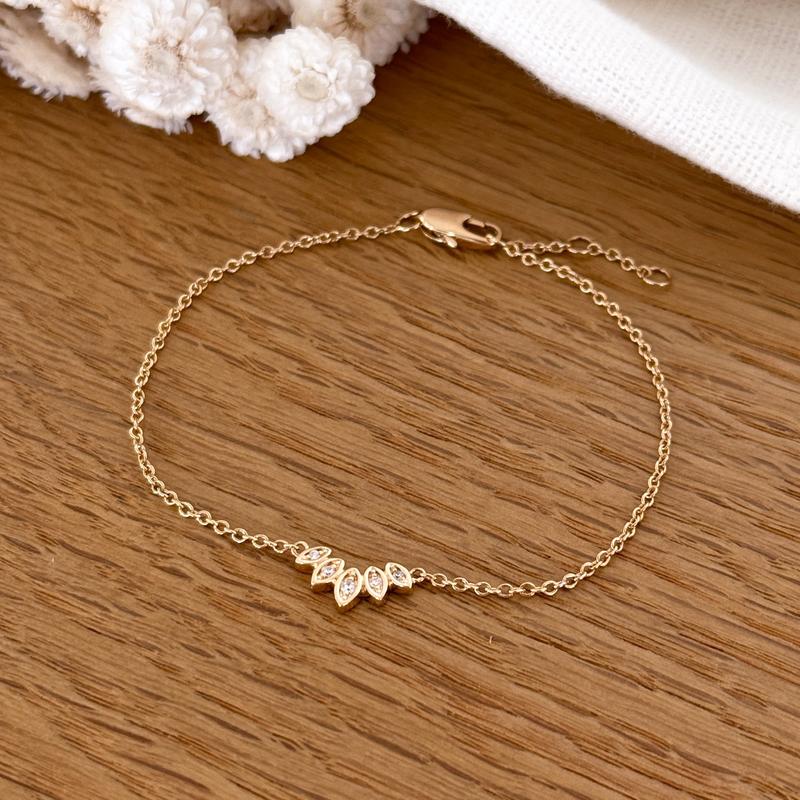 Bracelet "Ikone" plaqué or-Bracelet-instants-plaisirs-Instants Plaisirs | Bijoux