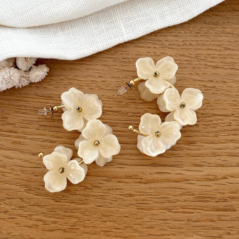 Créoles "Ariane" acier-Boucles d'oreilles-instants-plaisirs-Instants Plaisirs | Bijoux