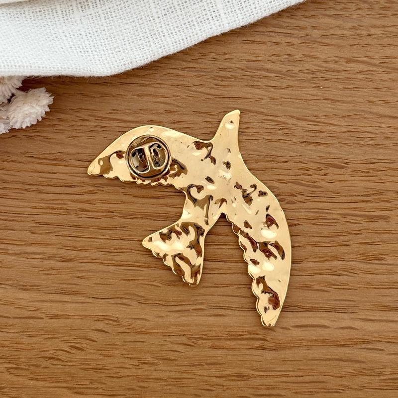 Broche pins "Colombe" acier