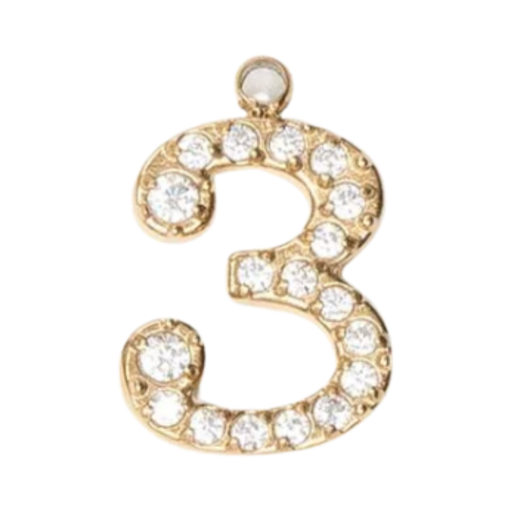 Charms "Chiffres" acier