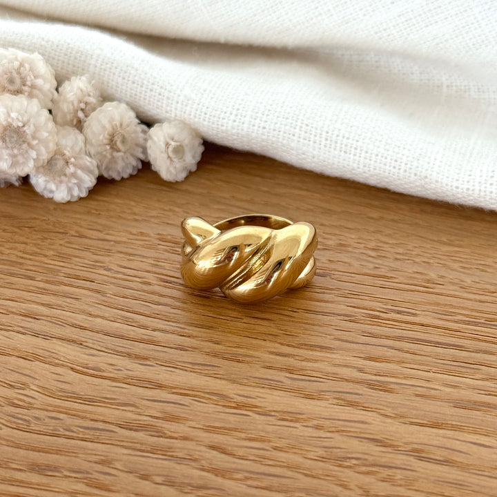 Bague "Abbie" acier
