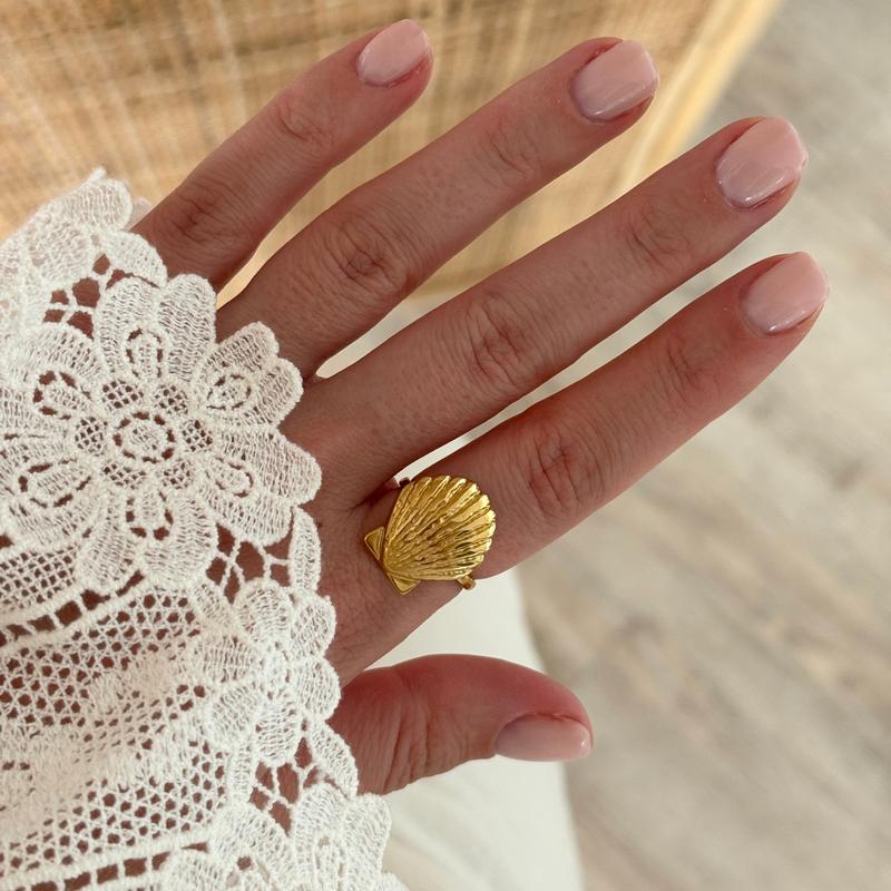 "Azura" Steel Ring - Rings -Instants Plaisirs • Jewelry -Instants Plaisirs | Jewelry