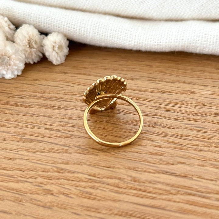 "Azura" Steel Ring - Rings -Instants Plaisirs • Jewelry -Instants Plaisirs | Jewelry