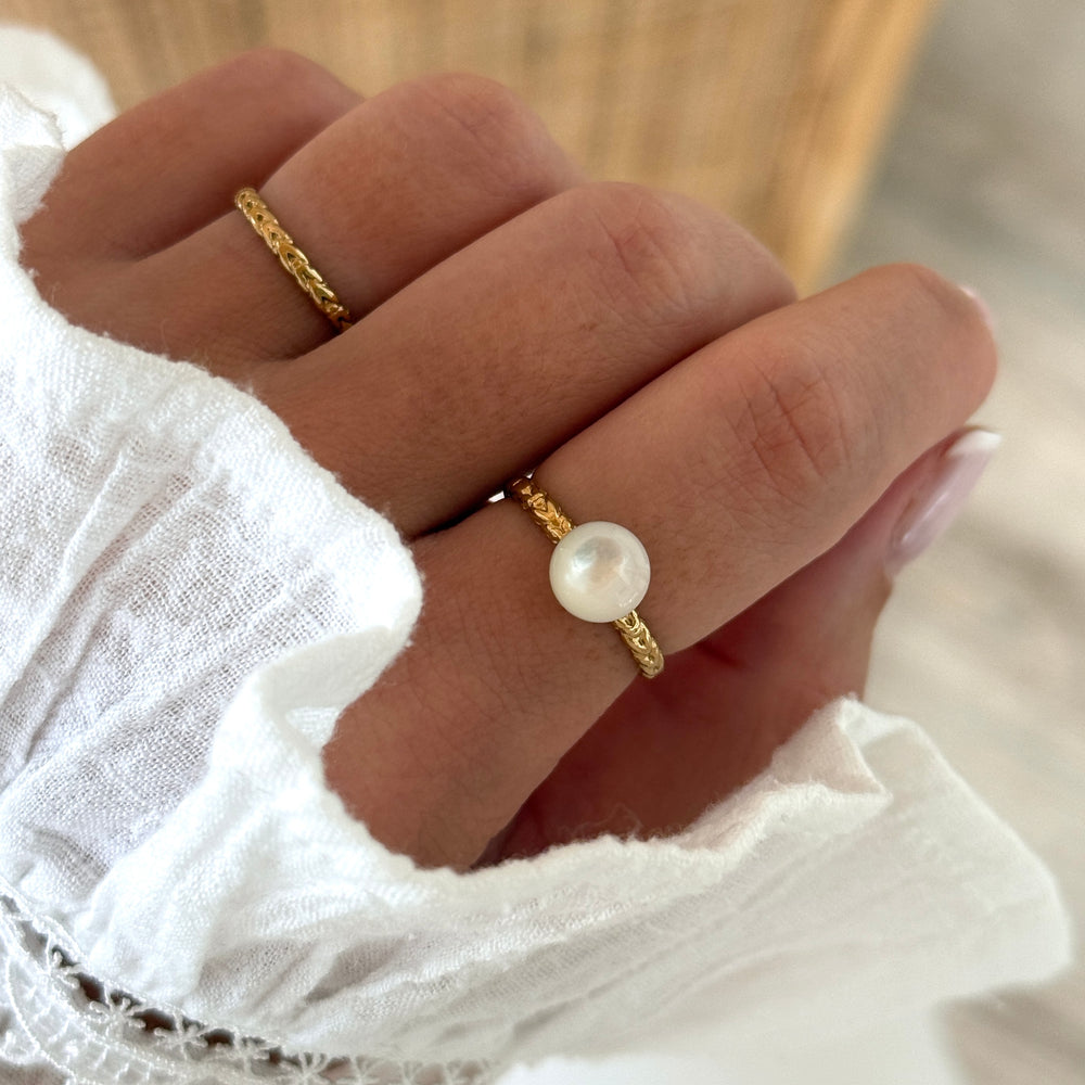Bague Cassandre et bague Aline en acier inoxydable 