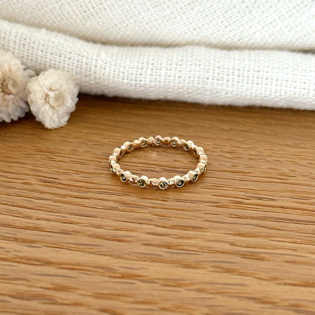 Bague "Clemence" plaqué or